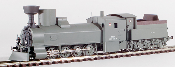 Micro Metakit 15709H - Polish Field Grey Amoured Steam Locomotive Class 73 of the PKP  